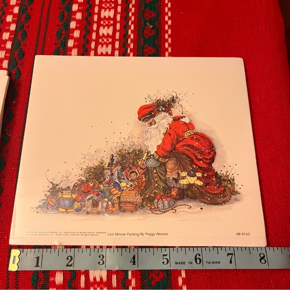 3 Lynn Bywaters & Peggy Abrams Christmas Prints Set of 3 NEW in Plastic - Picture 8 of 16